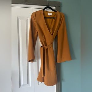 Gibson & Latimer faux wrap dress